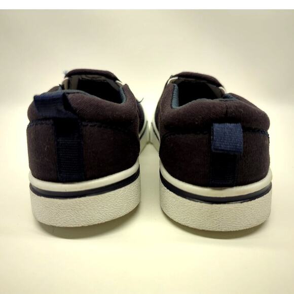 OshKosh B'Gosh Two-Toned Canvas Slip-On Shoes Navy Size 1M - Picture 3 of 8